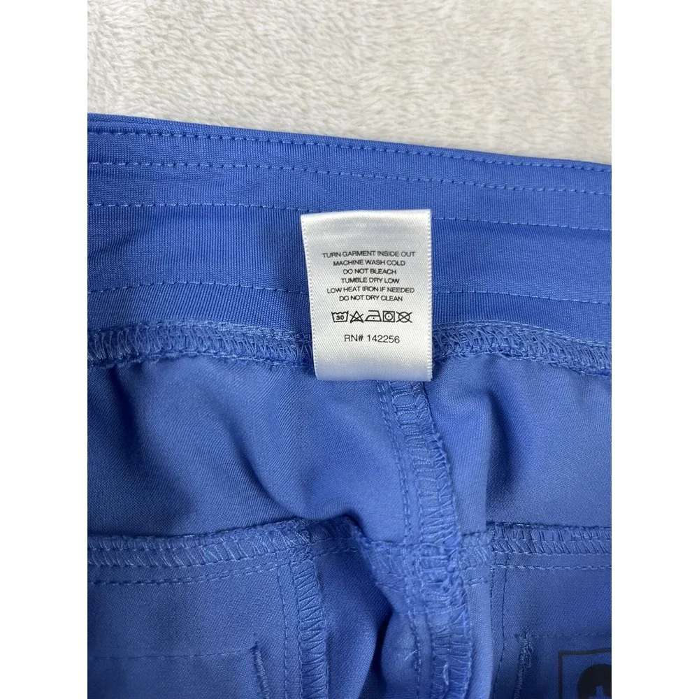 FIGS Axim Scrub Pants Men XS Blue Technical Collection Cargo Drawstring T2001